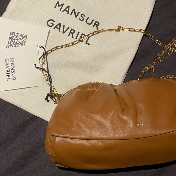 MANSUR GAVRIEL Brown Cloud Clutch - Picture 5 of 8
